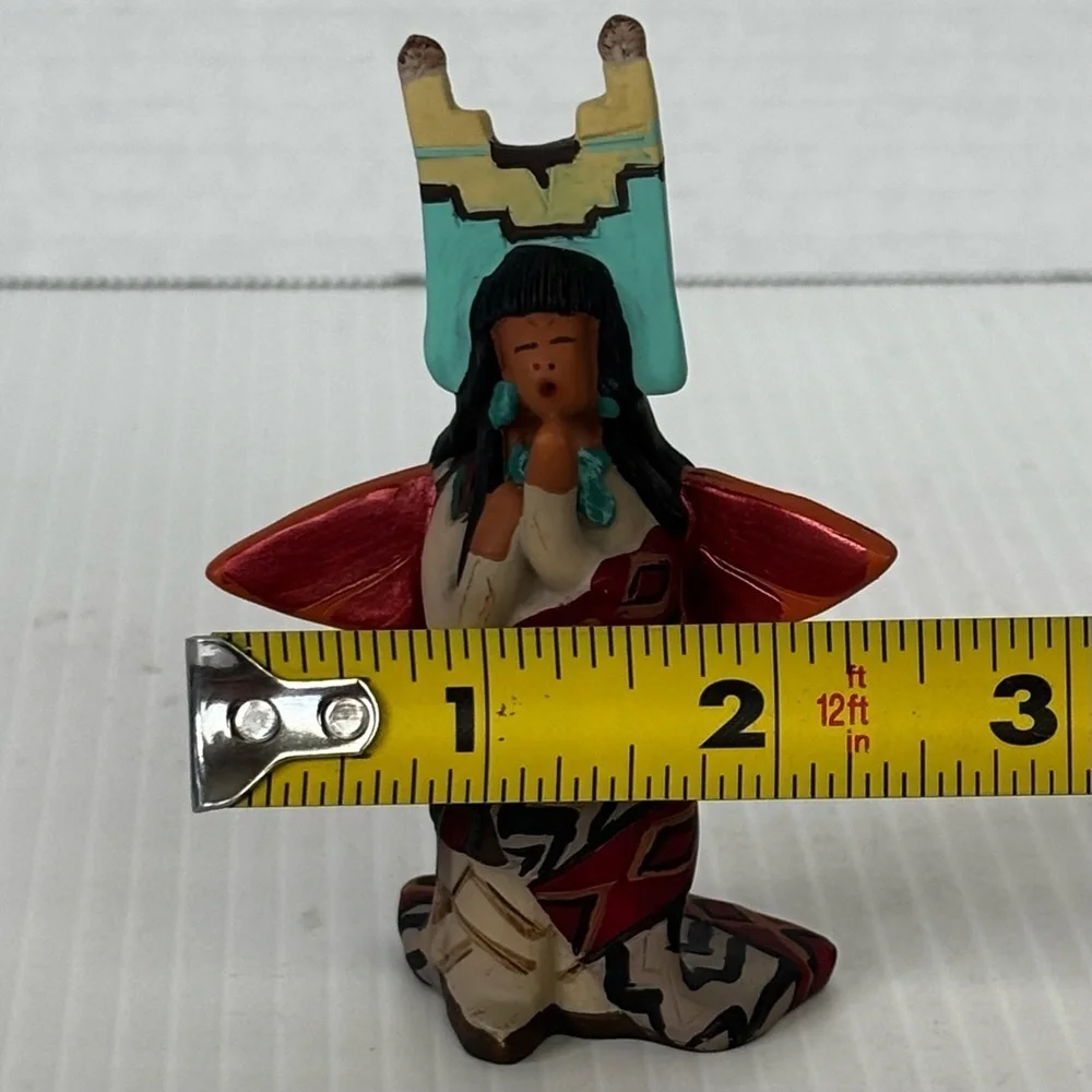 Native American Indian Woman Angel April Roma DeVivaldi (signed Back Bottom)